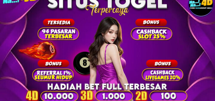 NANA4D : Login Situs Togel Terbaik & Agen Toto 4D Terbesar Diindonesia