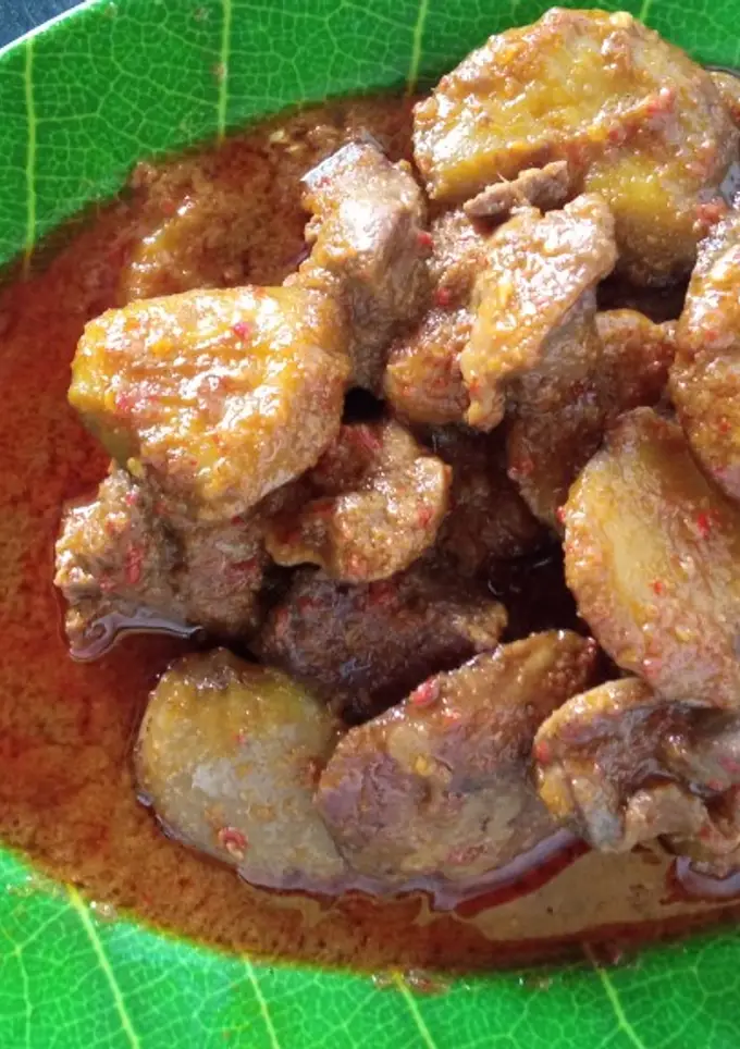 Rendang Jengkol Ati Ampela