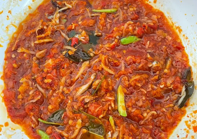 Sambal Terasi Teri Medan Pete